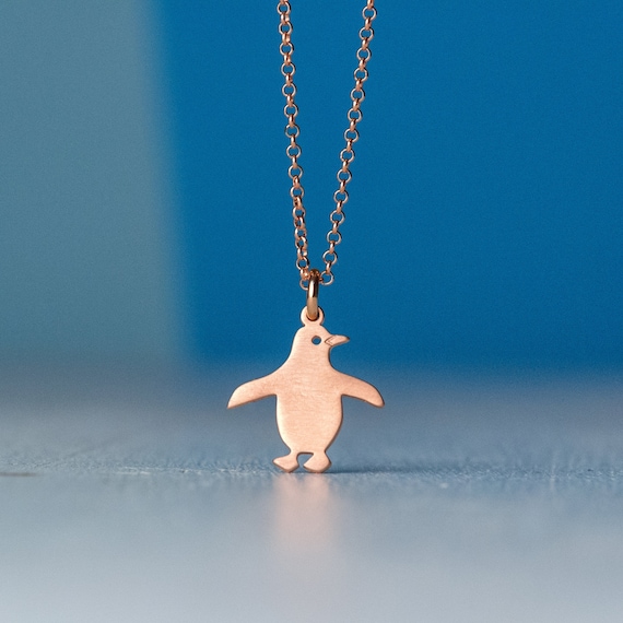 14K or 18K Gold Penguin Pendant – Jewels Obsession