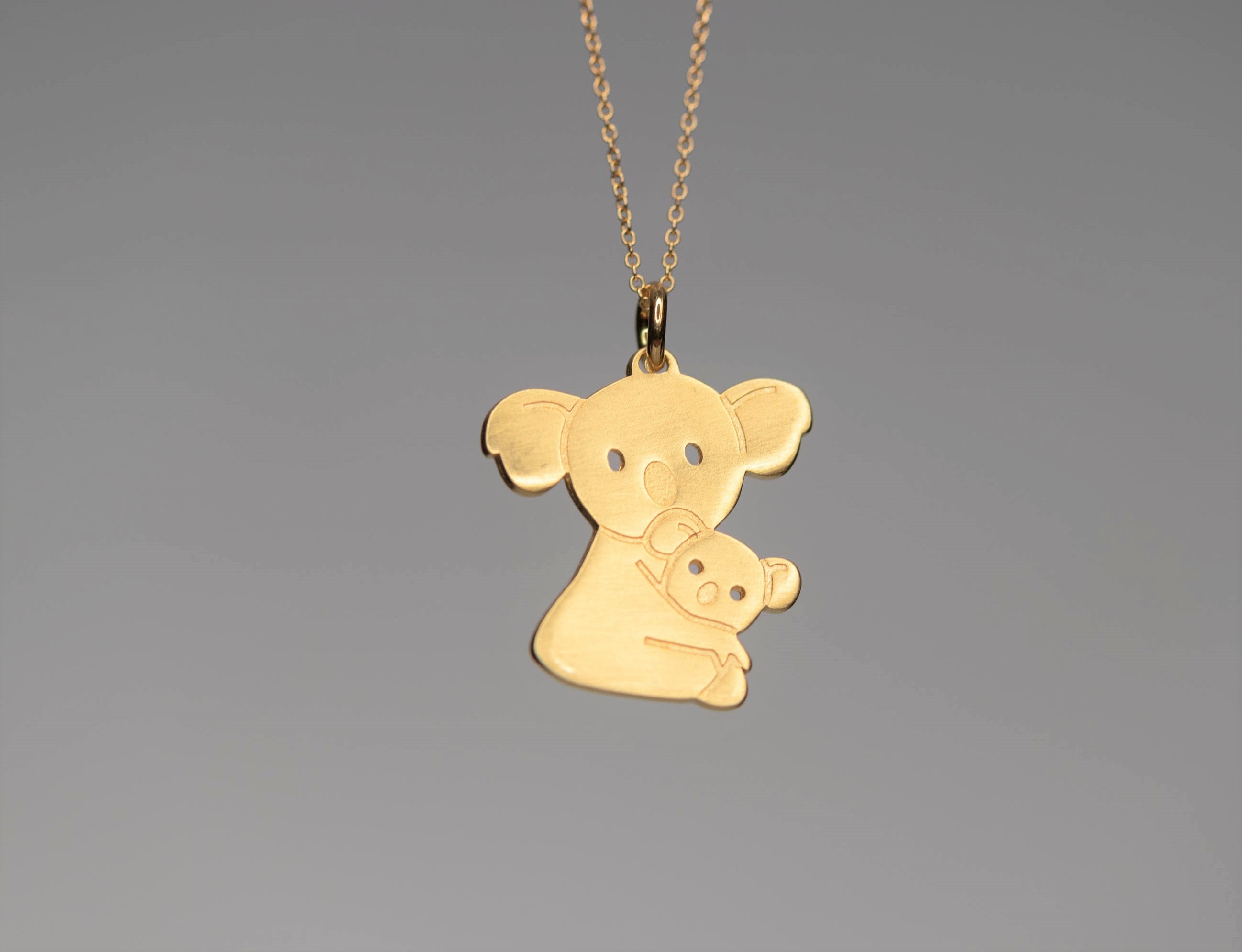 Collana Mamma E Figlia In Argento 925 Con Ciondolo Bradipi Abbracciati, Regalo Per La Festa Della Mamma, Gioiello Emozionale Per Famiglia