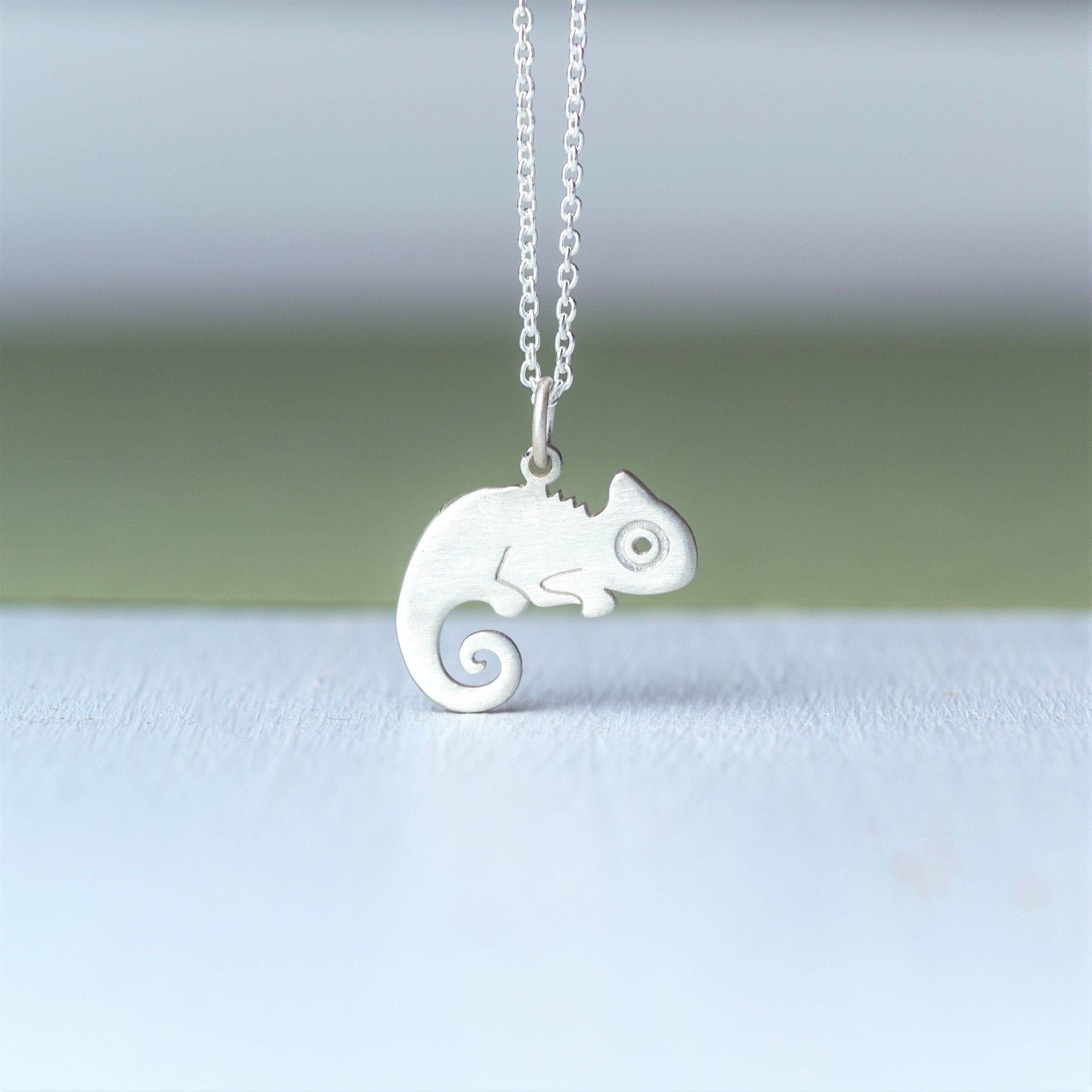 Chameleon necklace sale