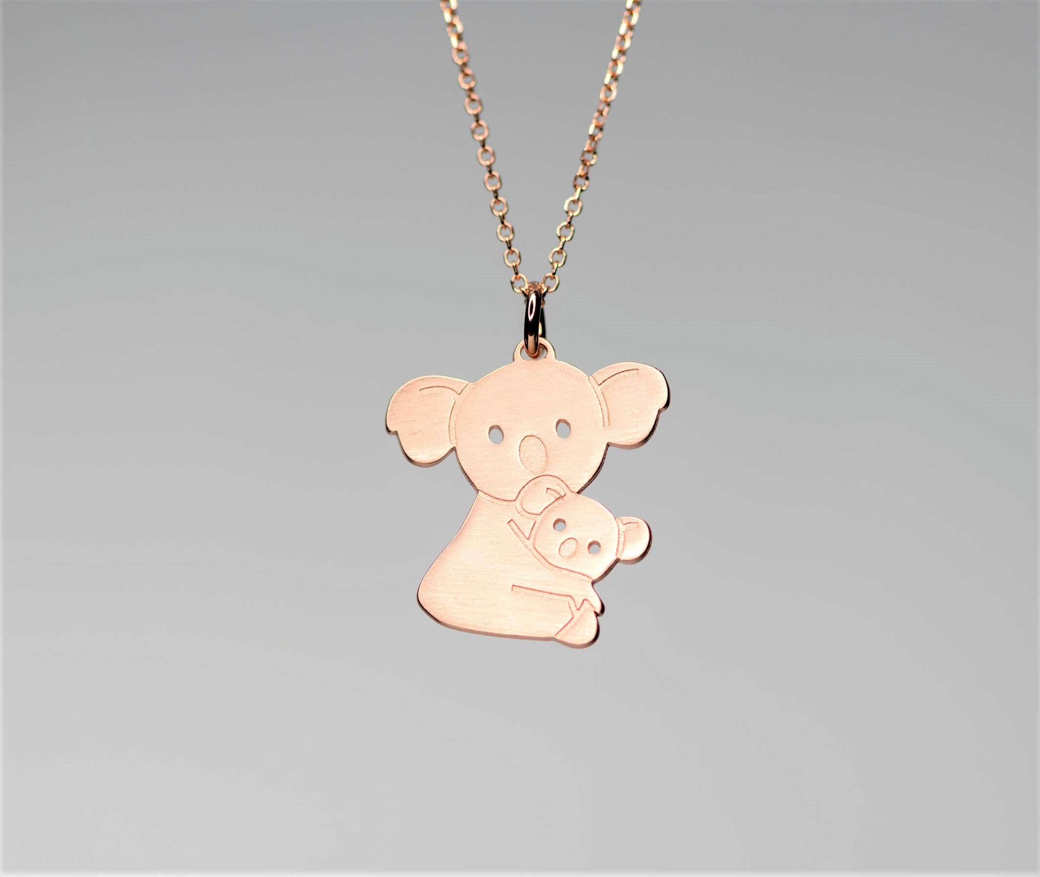 DAYLINLOVE Koala Halskette Aus 925 Sterling Silber – Infinity-Anhänger Für Frauen & Mädchen, Romantisches Geschenk