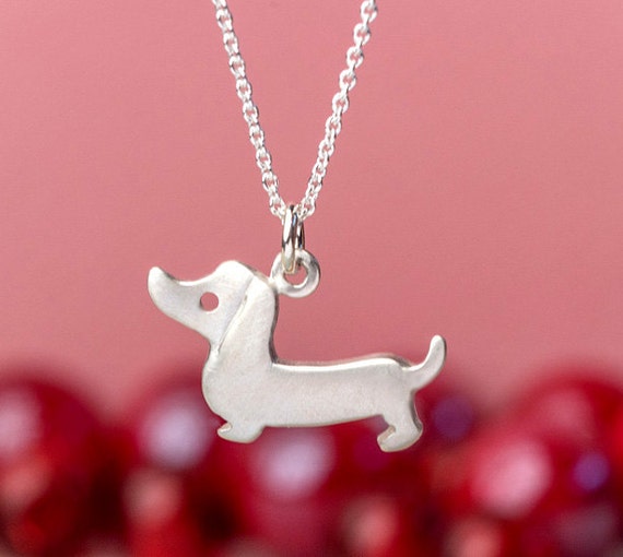 sausage dog necklace
