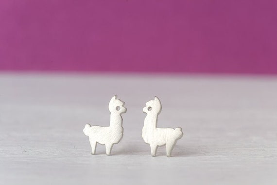 Details about / Childrens Girls Sterling Silver Llama Alpaca Drop Earrings /& Jewellery Gift Box