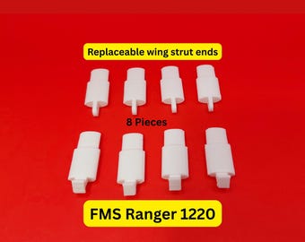 FMS Ranger 1220 Replaceable wing strut ends for Factory struts only (8 pieces)