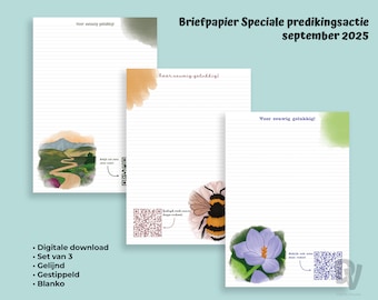 JW briefpapier - Voor eeuwig gelukkig! NEDERLANDS