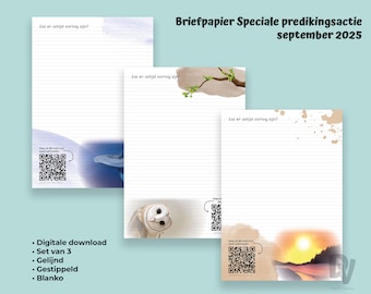 JW briefpapier: Zal er altijd oorlog zijn? - NEDERLANDS