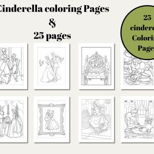 Cinderella Malbuch, Ausmalbilder, Malseiten, Malseiten, Ausmalbilder, Cinderella, Ausmalbilder, Cinderella
