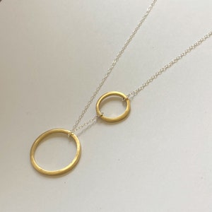 Geometric Circles Necklace