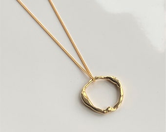 Misbehaving Circle Necklace