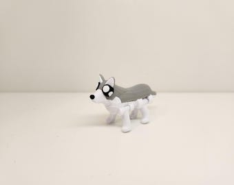 Schattig gelede wolf speelgoed – leuke fidget voor dierenliefhebbers, stressverlichting desk Buddy, flexibel wolfsbeeldje, cool cadeau-idee