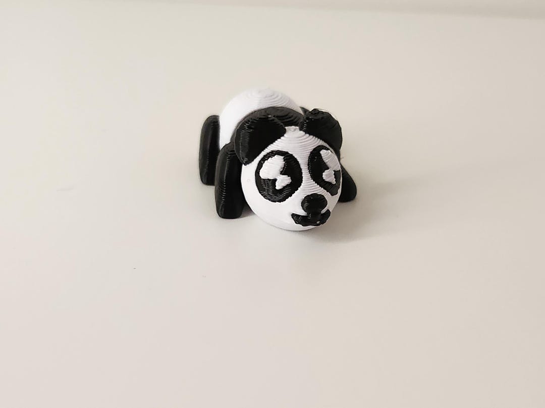 Cute Panda Flexi Fidget | Articulated 3D Printed Panda | Adorable Desk ...
