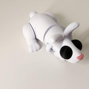 Lapin lapin articulé - Décoration de bureau flexible, jolie figurine de lapin imprimée en 3D, cadeau anti-stress pour les amoureux des animaux