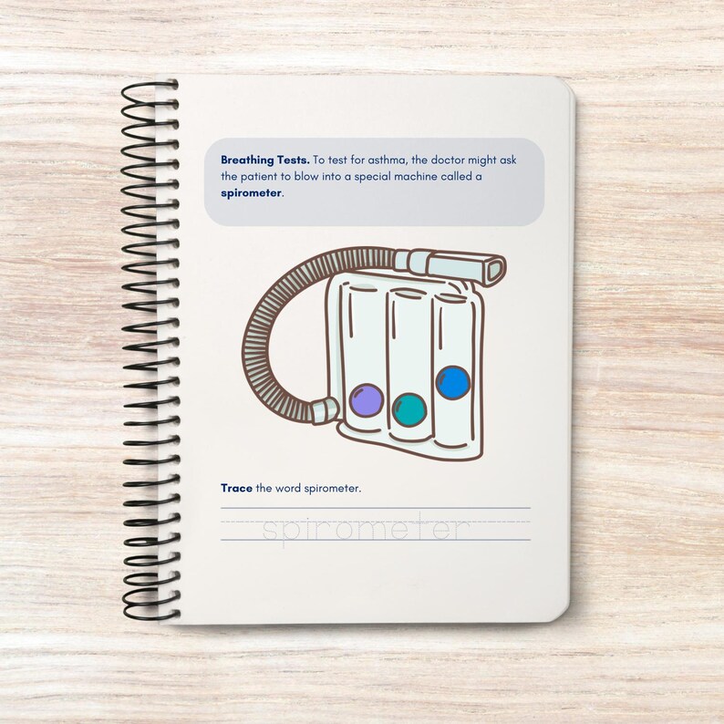Spirometer Worksheet.pdf Asthma Activity Book | Printable Worksheets | Homeschool Resources ...