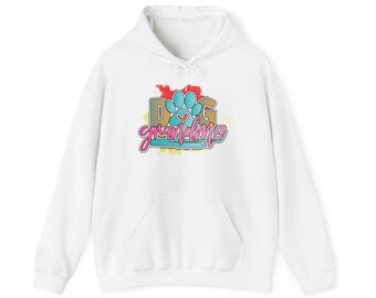 Sudadera con capucha para abuela perruna, amante de los perros, cachorro, mamá perruna