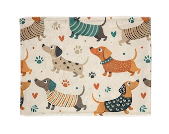 Designdeken Dog Mom Dog Mama | Hondenliefhebber plaid newdrop Mode Mooie heldere cadeaus voor haar cadeaus voor hem Love Pets