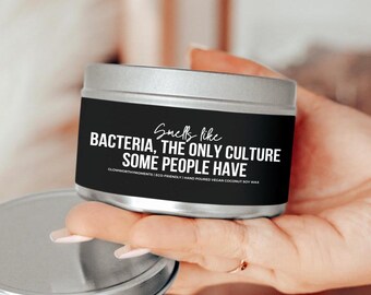Funny Bacteria Soy Wax Candle, Microbiologist Public Health Colleague Gift, Epidemiologist Microbiology Petri Dish Biology Student Present