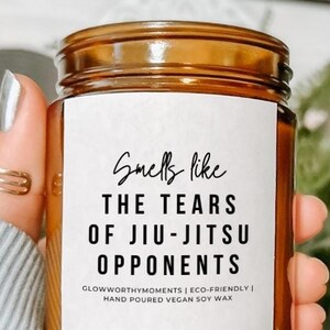 Funny Brazilian Jiu Jitsu Coach Soy Wax Candle BJJ Gi Kids Training Instructor Self Defense Martial Arts And Combat Competitive Sport Gift