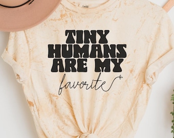 Tiny Humans Shirt, Childcare Teacher Tee, Infant Toddler Daycare Worker Shirt, Preschool Provider Gift, Funny Teacher Appreciation