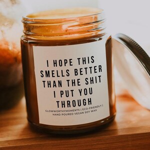 I&#39;m Sorry Soy Wax Candle Sentimental Apology Last Minute Minimalist Regrets Gift Forgiveness Heartbreak Breakup & Makeup Reconciliation