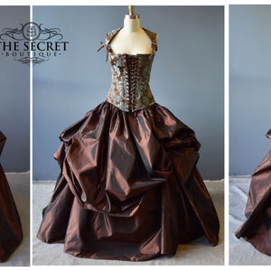 Custom made Steampunk Wedding Dress/Fantasy wedding gown