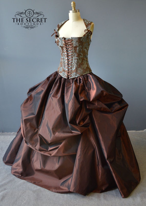 Steampunk Wedding Dress, Victorian Corset Dress, Steampunk Gown,  Alternative Wedding Dress, Alt Corset Dress, Custom Steampunk Dress -   Canada