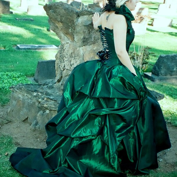 The Secret Boutique Emerald Isle Bustle Gown custom listing