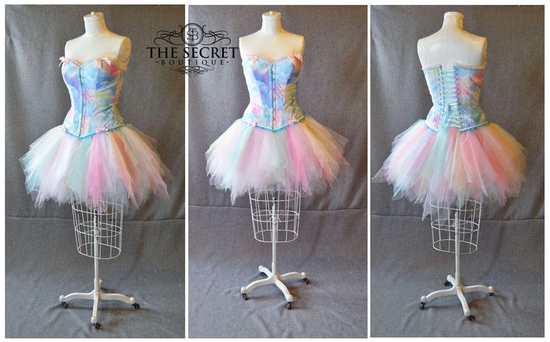 Rainbow Prom Dresses with Tulle