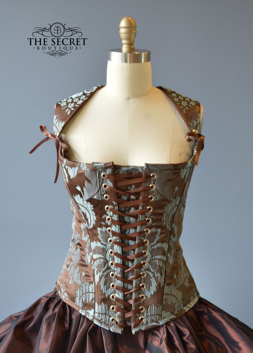 steampunk corset wedding dress Steampunk Wedding Dress Vintage-Inspired