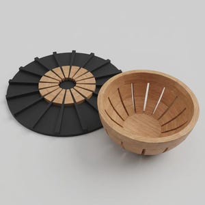 Segmented Woodworking Template Wedge (Wedgie) Jig and Plate Base Sets/Open Segment Wood Turning Jigs Pair