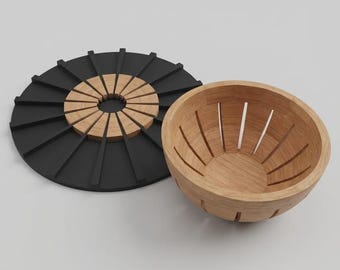 Segmented Woodworking Template Wedge (Wedgie) Jig and Plate Base Sets/Open Segment Wood Turning Jigs Pair