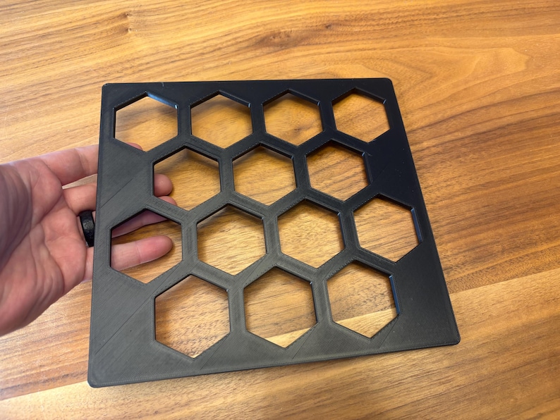 Honeycomb Hexagon Router Inlay Template – Beehive Woodworking Jig ...