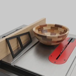 Large Segmented Wedge Template Jig Set / Open and Closed Segment Wedges (Wedgies) for Wood Bowl Turning