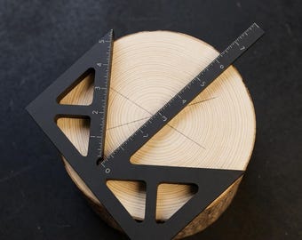 Righello di precisione per tornitura del legno - Strumento di precisione per layout e progetti fai da te - Righello preciso per tornitura del legno