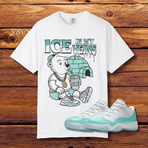 Womens Igloo Jordan 11 Matching Shirt | Comfort Colors 1717 Tee for Retro Low Sneakers | Streetwear T-Shirt to Match Jordans