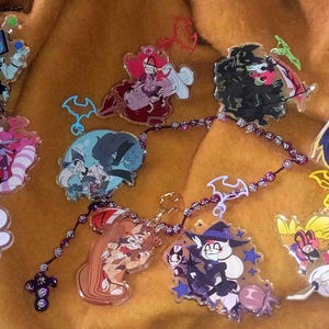Hazbin Hotel Halloween Keychain LIMITED STOCK