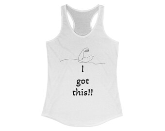 Motivational Racerback Tank - Stronger Everyday - Workout Top for Fitness, Gym, Casual Wear, Mother's Day Gift, Athleisure