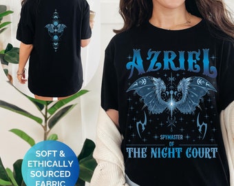 Azriel T-Shirt | Bookish Apparel, Bat Boys, Spionagemeister der Nacht Hof Shirt, ACOTAR Merch, Bookish, Romantasy Merch