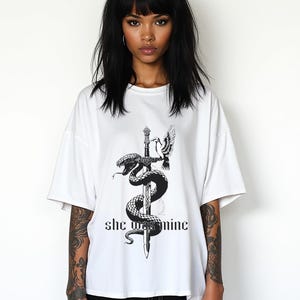 Booktok Merch | The Ever Seas Serpent & Songbird Softstyle Tee, Bookish Merch, LJ Andrews Inspired, Book Fanart, Dark Romance, Smut Reader
