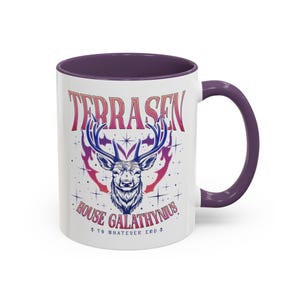 Bookish Coffee Mug | TOG House Galathynius Mug, Throne of Glass Inspired, SJM Merch