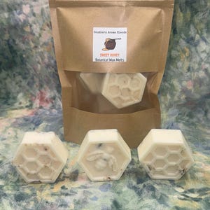 Strong scented wax melts | Strong Natural Scent Melts With Botanicals | Honey Comb Tarts For Wax Warmers| Gifts