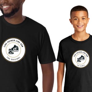 papa und sohn set - wie der vater so der sohn - familie t-shirt set - vatertag und vater geburtstag geschenk