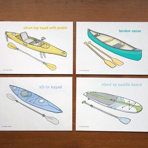Recreational Boat Postcards set of 4 image 1