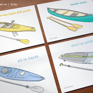 Recreational Boat Postcards set of 4 image 4