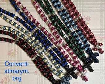 USA monastery two tone/2-color Orthodox prayer rope chotki komboskini