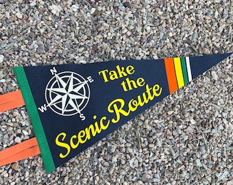 Take the scenic route pennant
