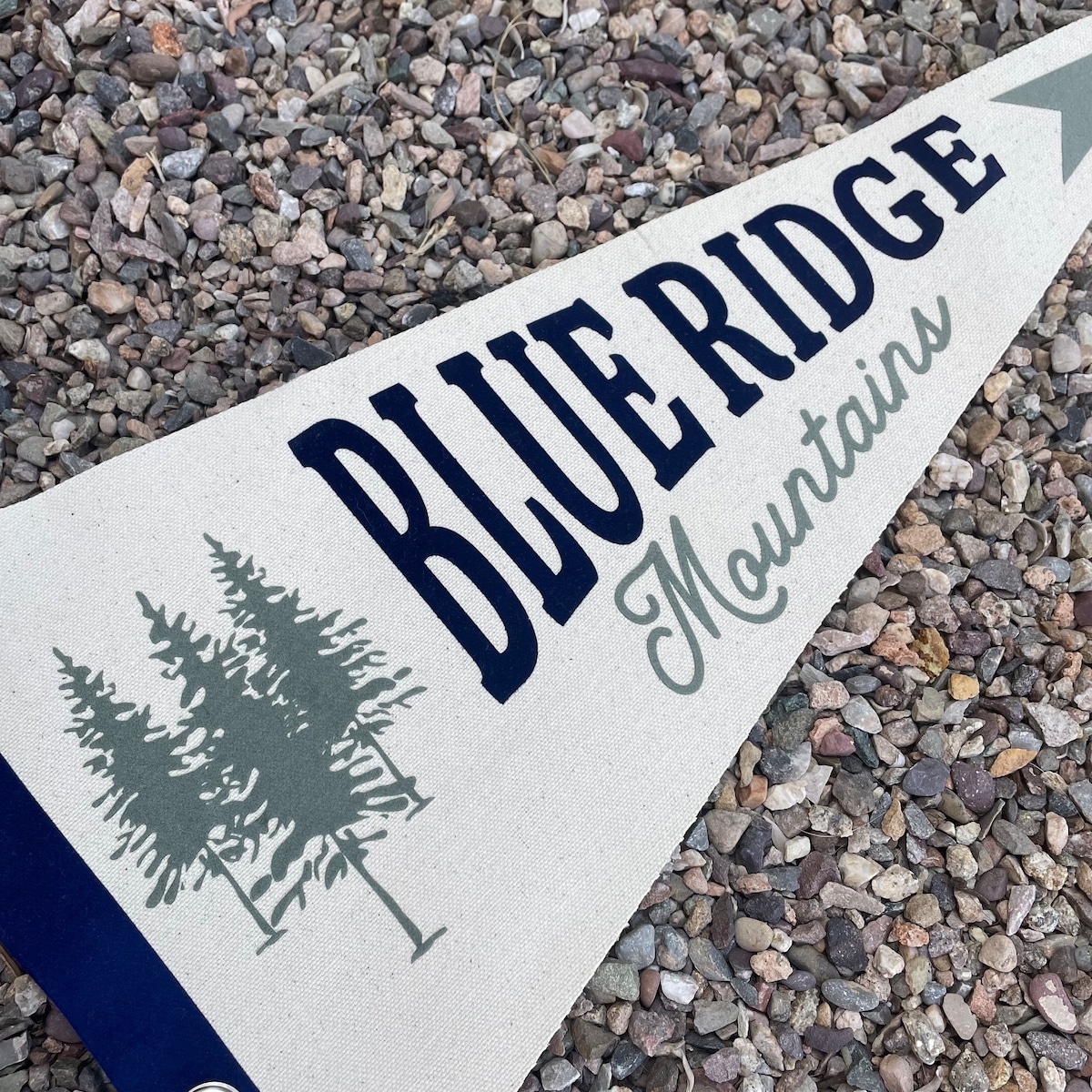 Blue Ridge Mountains Pennant - Etsy