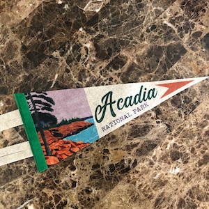Acadia National Park Pennant