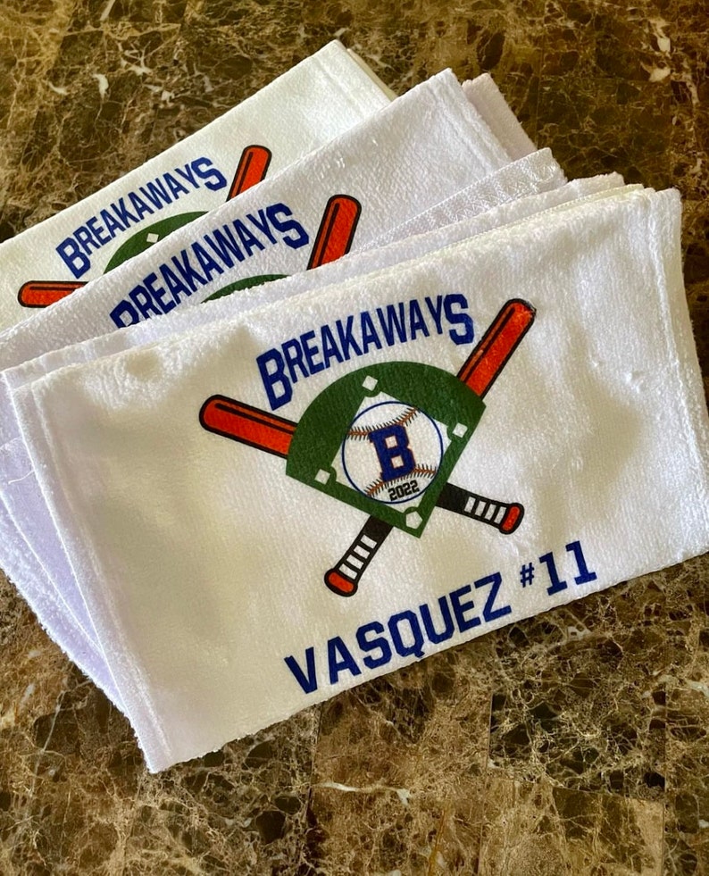 Custom Rally Towels Etsy