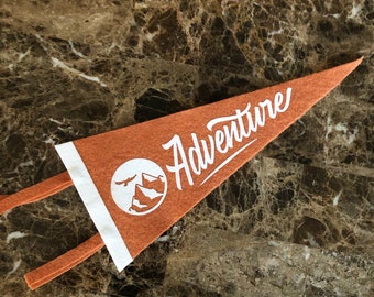 Adventure Mountain pennant