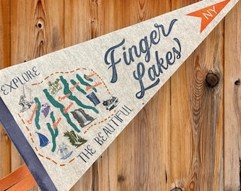 Finger Lakes NY Pennant