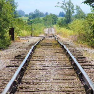 Open Railroad Tracks Digital Download